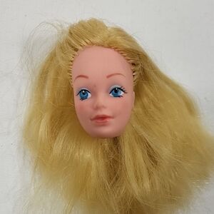 Mattel Barbie Blonde Hair Doll Head 1971